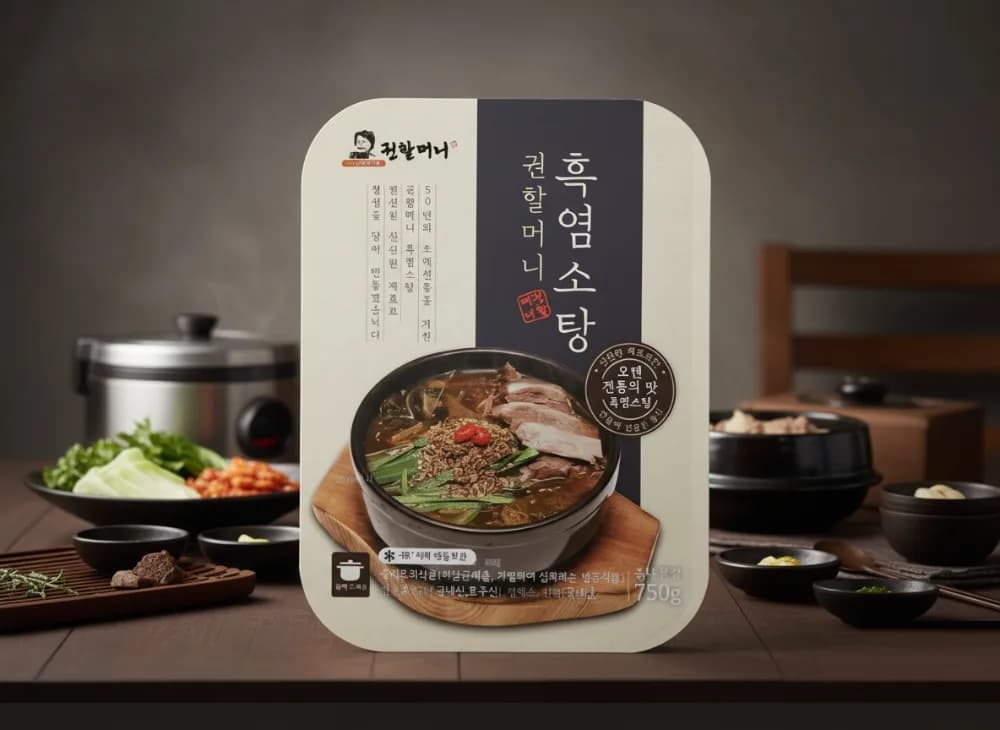 권할머니 흑염소탕 밀키트