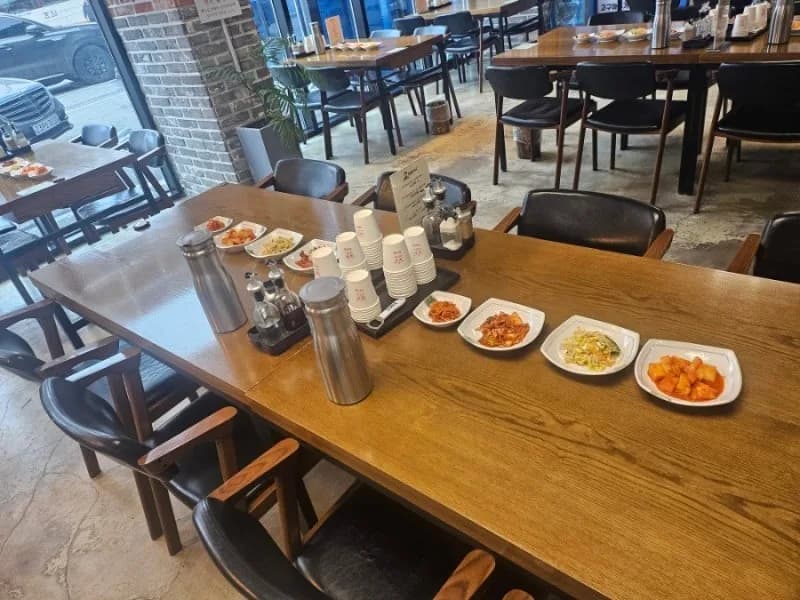 권할머니 테이블 세팅