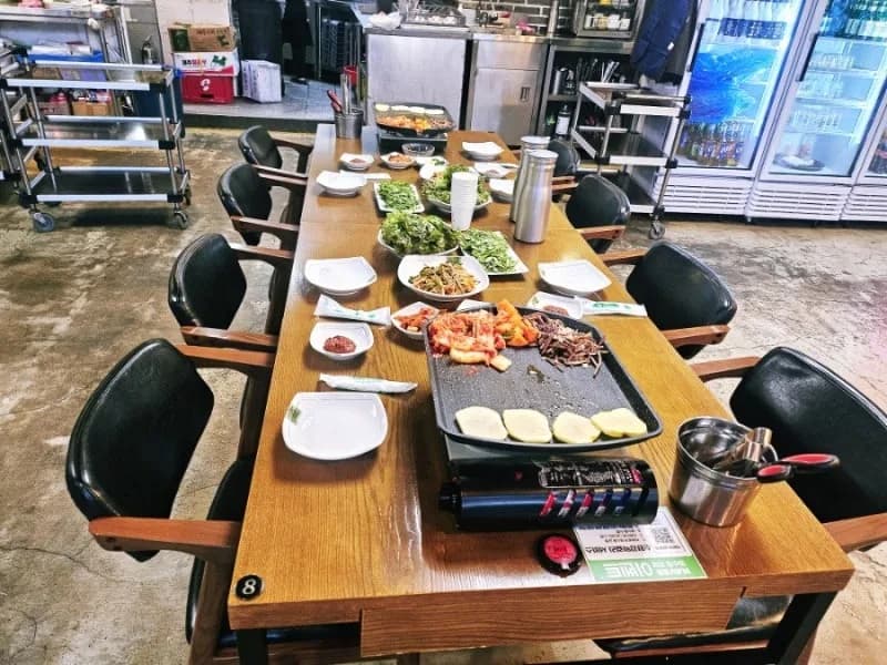 권할머니 단체 예약 상차림